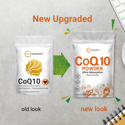 Micro Ingredients COQ10 Powder, 50 Grams