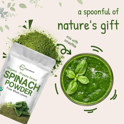 Micro Ingredients Organic Spinach Powder, 1lb