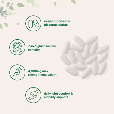 Micro Ingredients Glucosamine Chondroitin MSM and Turmeric Supplement