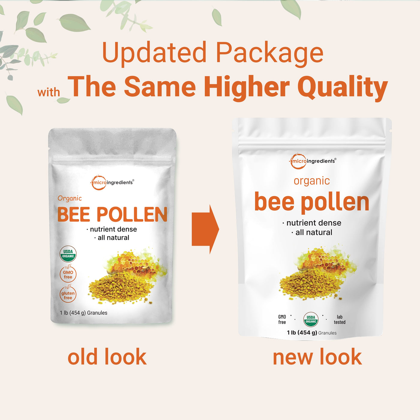 Micro Ingredients Premium Organic Bee Pollen Granules