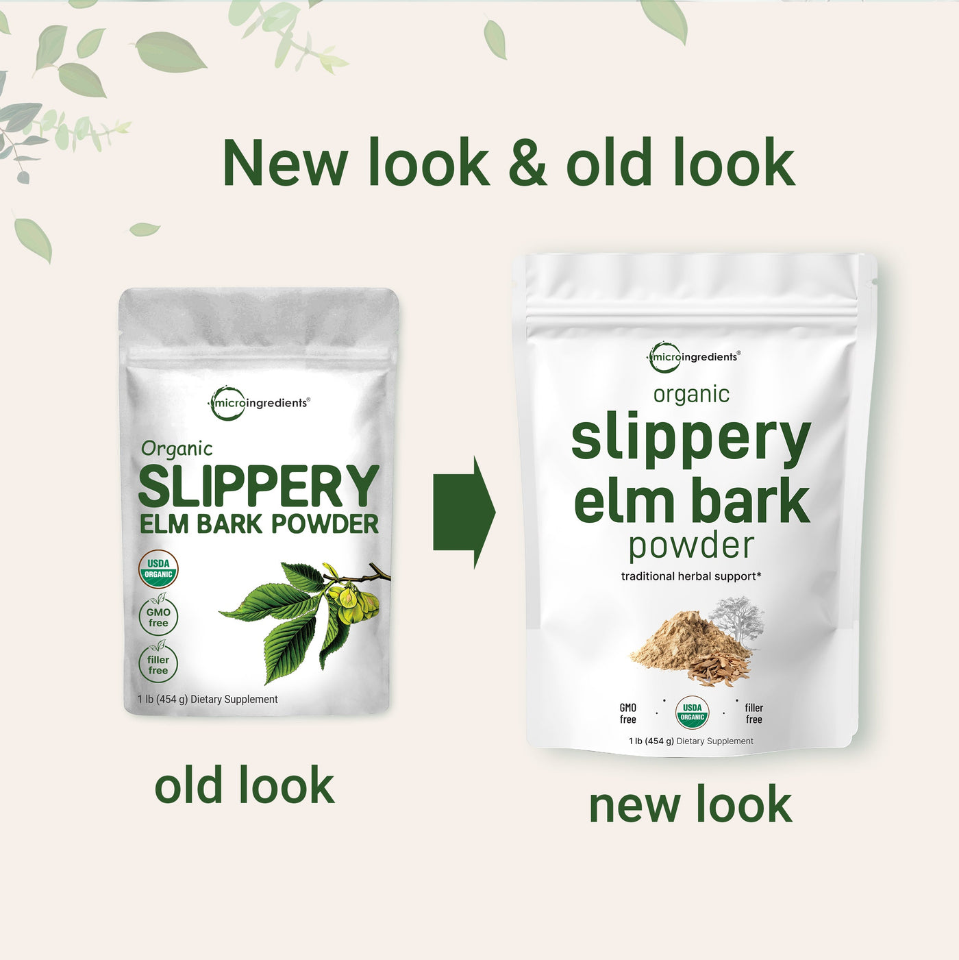 Micro Ingredients Organic Slippery Elm Bark Powder 1lb