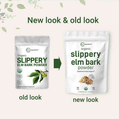 Micro Ingredients Organic Slippery Elm Bark Powder 1lb
