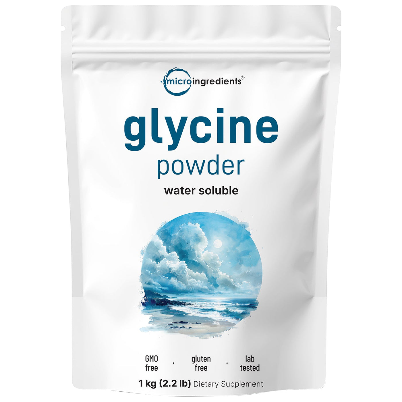 Micro Ingredients L-Glycine Powder, 1kg